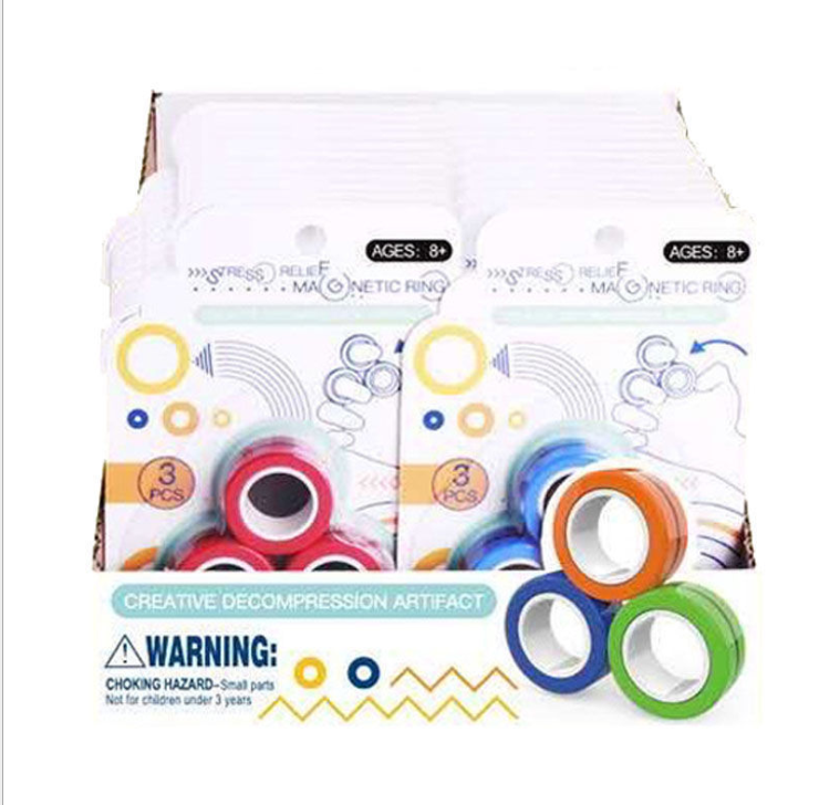 magnetic finger spinner rings